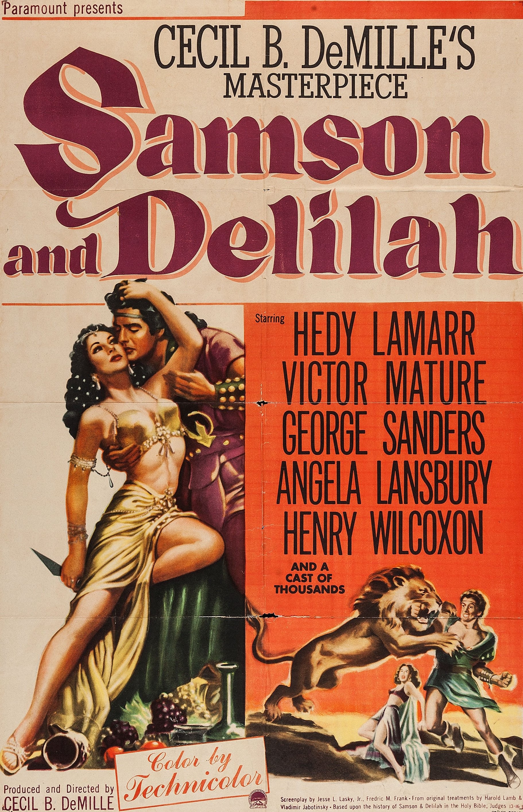 samson and delilah 1949 full movie